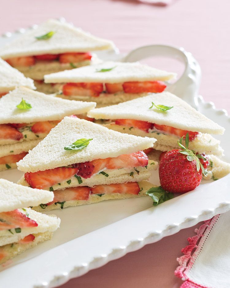 These savory Strawberry Tea Sandwiches are a wonderful addition to afternoon tea or a light weekend luncheon.