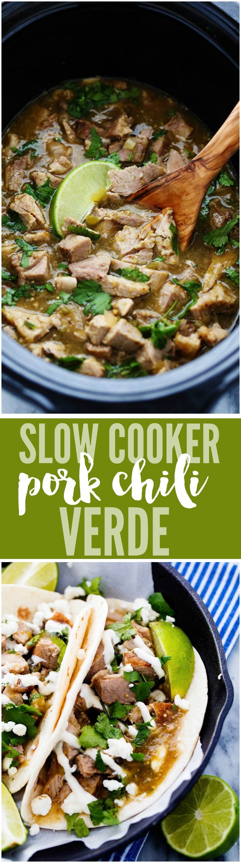 This is easily the BEST chili verde that I have EVER had! The pork is tender and full of amazing flavor and is made right in the