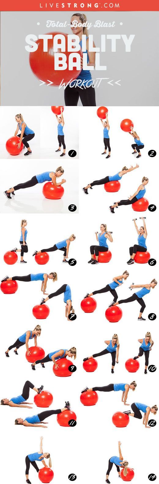 Total-Body Blast Stability Ball Workout: http://www.livestrong.com/slideshow/1007856-total-body-ball-blast-workout/