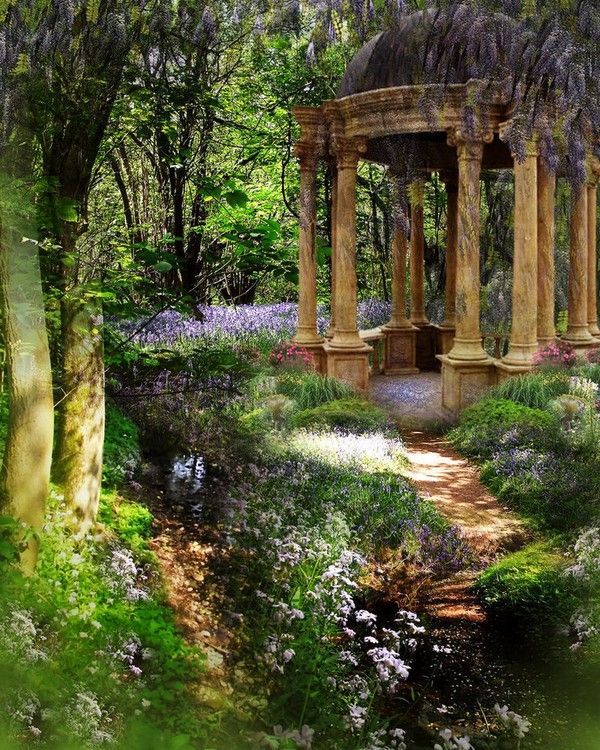 Wouldn’t it be nice to have an old “temple” or folly in your backyard?