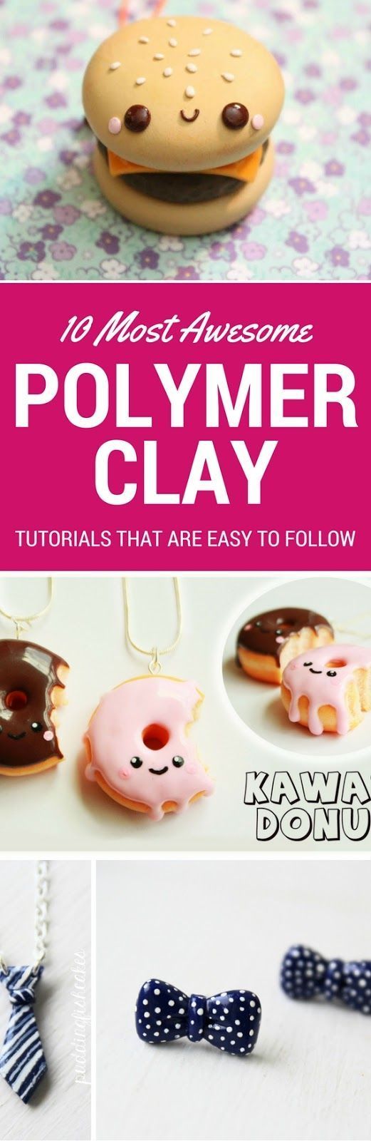 10 Polymer Clay Tutorials Step By Step Anyone Can Follow – Looking for a fun DIY Craft Project? Then you totally have to try
