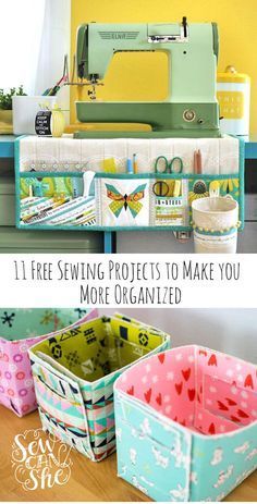 11 Free Sewing Projects to Make You More Organized! — SewCanShe | Free Daily Sewing Tutorials