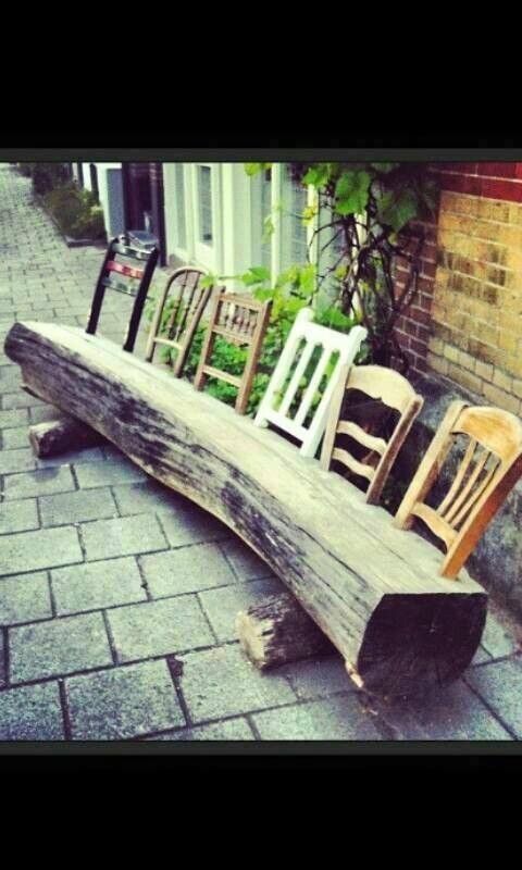 15 DIY Wood Log Ideas For Your Garden Patio & Outdoor Furniture