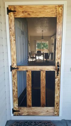18 Diy Screen Door Ideas – for the garage man door.