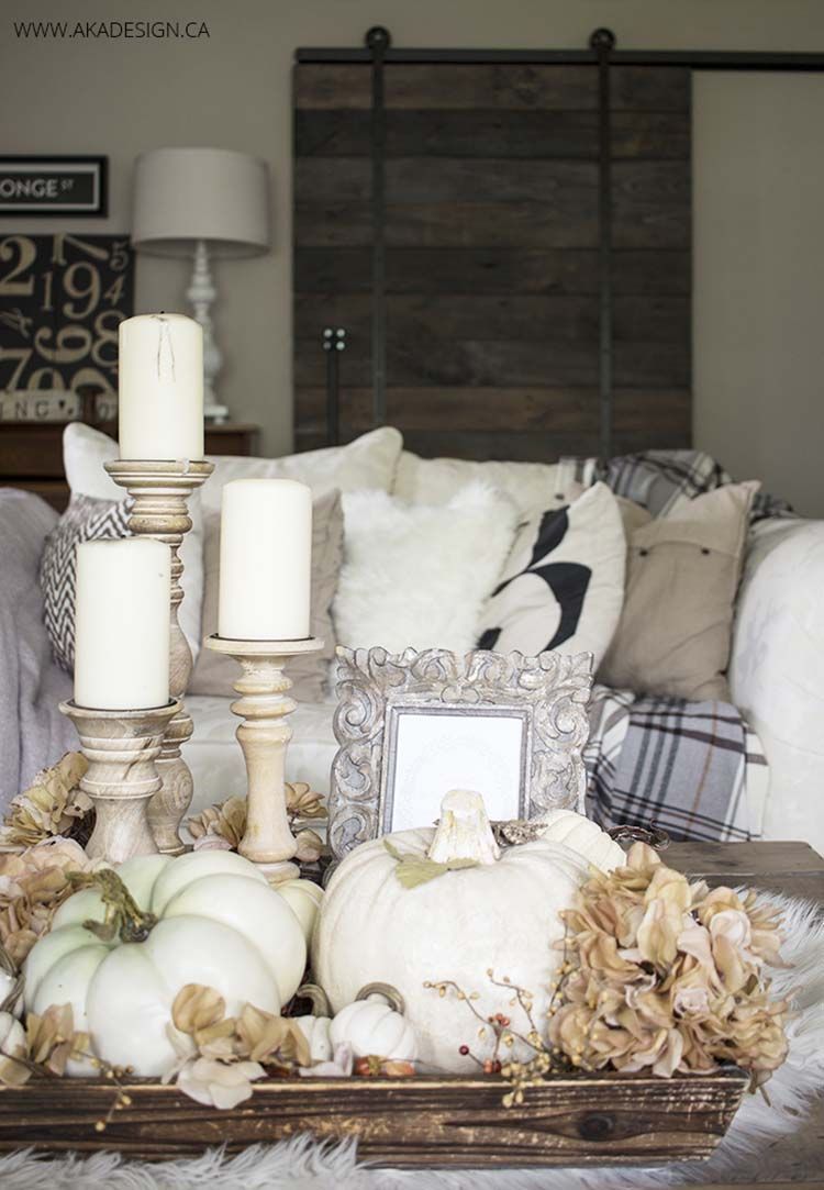 31 Amazing fall decorating ideas using white pumpkins