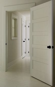 5 panel shaker interior door..would love to have these throughout my home :)