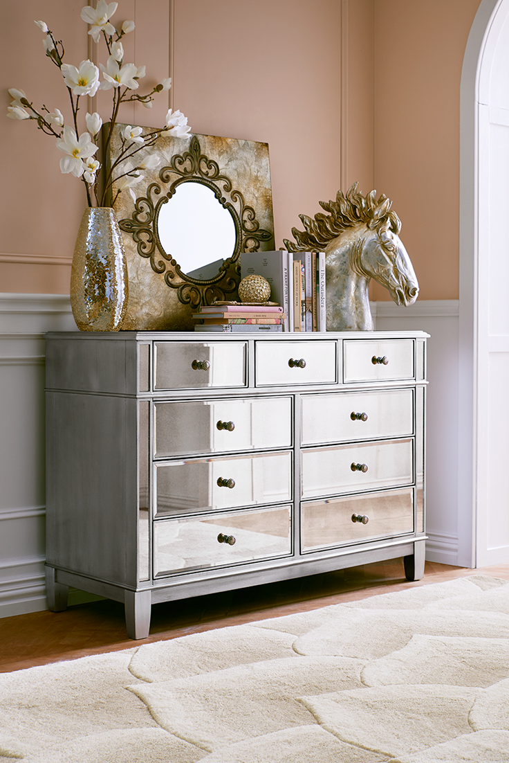 As glamorous as any star from Hollywood’s Golden Era, yet as practical as we can make it, Pier 1’s Hayworth Dresser is all about