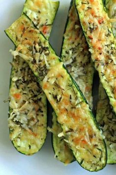 Baked Parmesan Zucchini Sticks via @5mintohealth