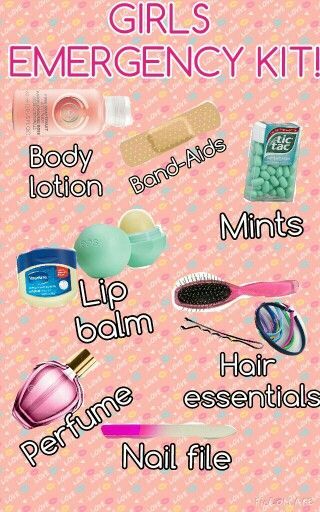 BEST GIRLS EMERGENCY KIT FOR SCHOOL WHICH DON’T ALLOW MAKEUP! It is portable for everyday use when to freshen up after gym or you