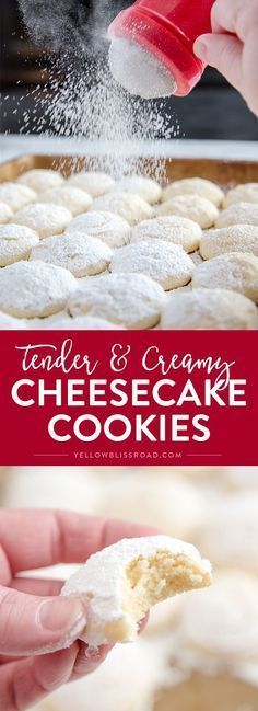 Cheesecake Cookies – A creamy, tender and delicious cookie that’s a not too sweet but totally addictive dessert!