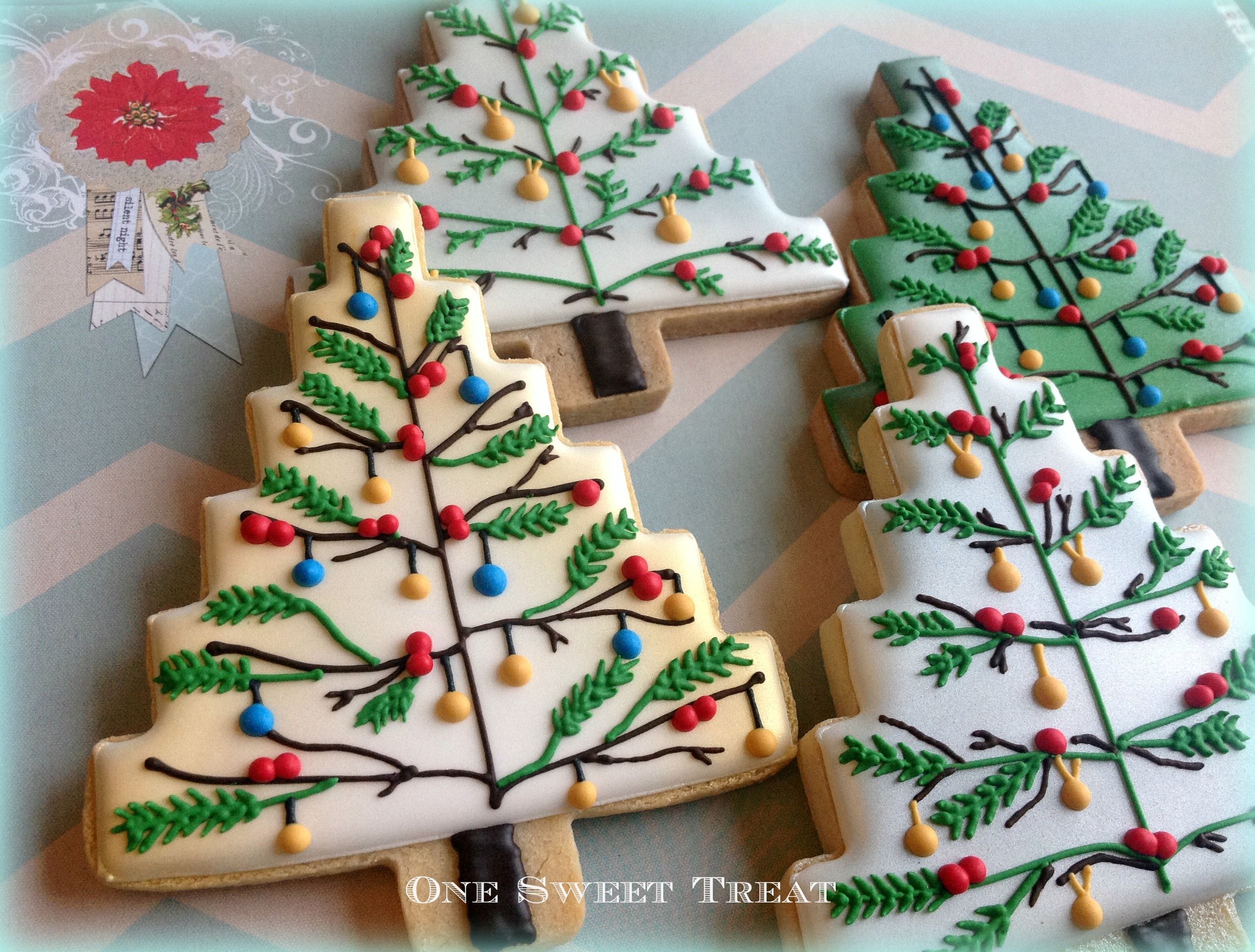 Christmas Trees – sugar cookies