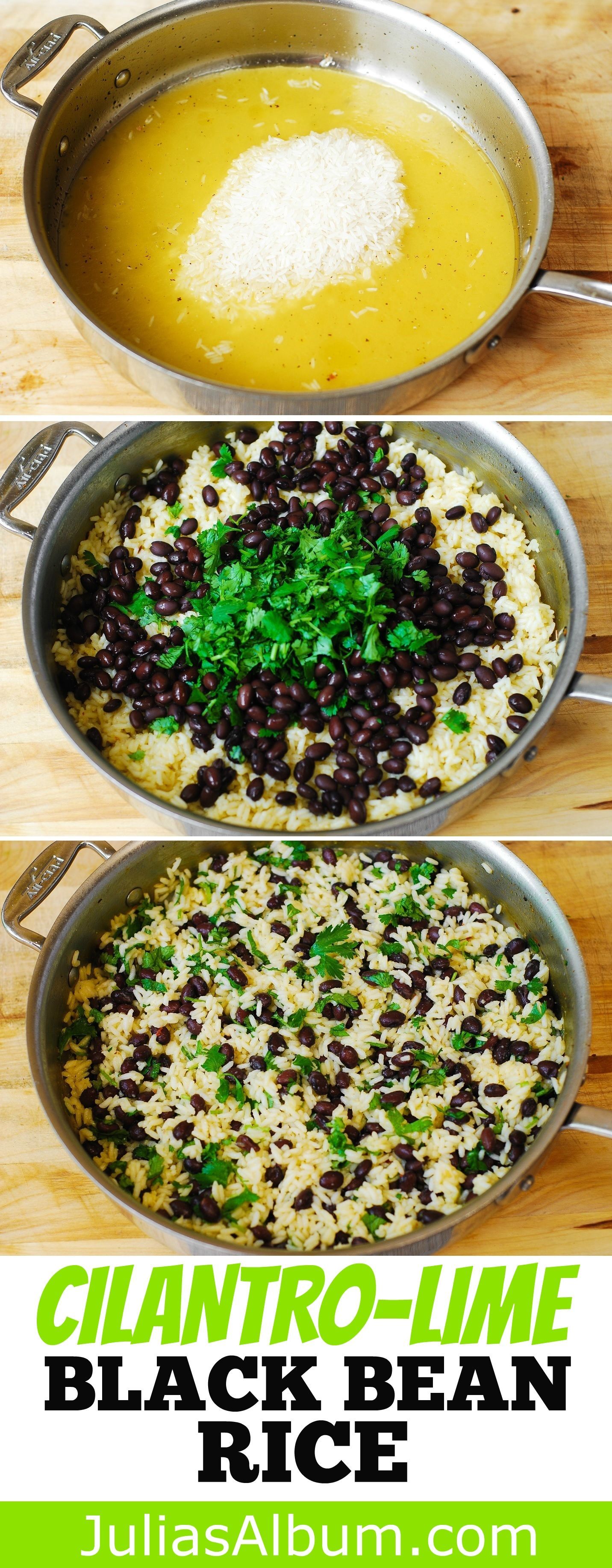 Cilantro-Lime Black Bean Rice