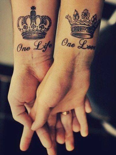 #couplestattoos I seriously love this to no end!!! So sweet.