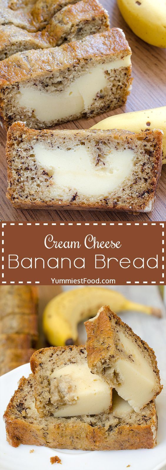 Cream Cheese Banana Bread – light, moist and delicious! Cream Cheese Banana Bread – one of the best breads you will ever make!