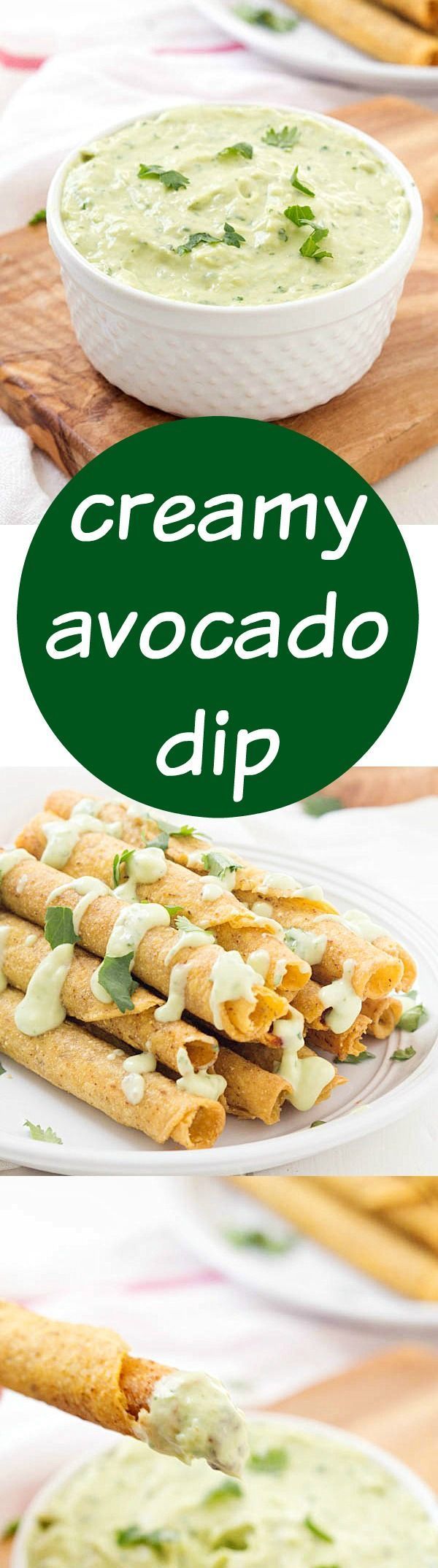 Creamy Avocado Dip Recipe – A fun and unique spin on your traditional appetizer dips! Not only is it delicious, but it’s a