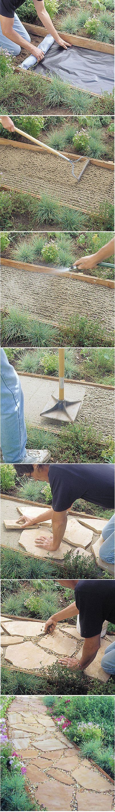 DIY Flagstone Path Tutorial by tracy.skinner.9