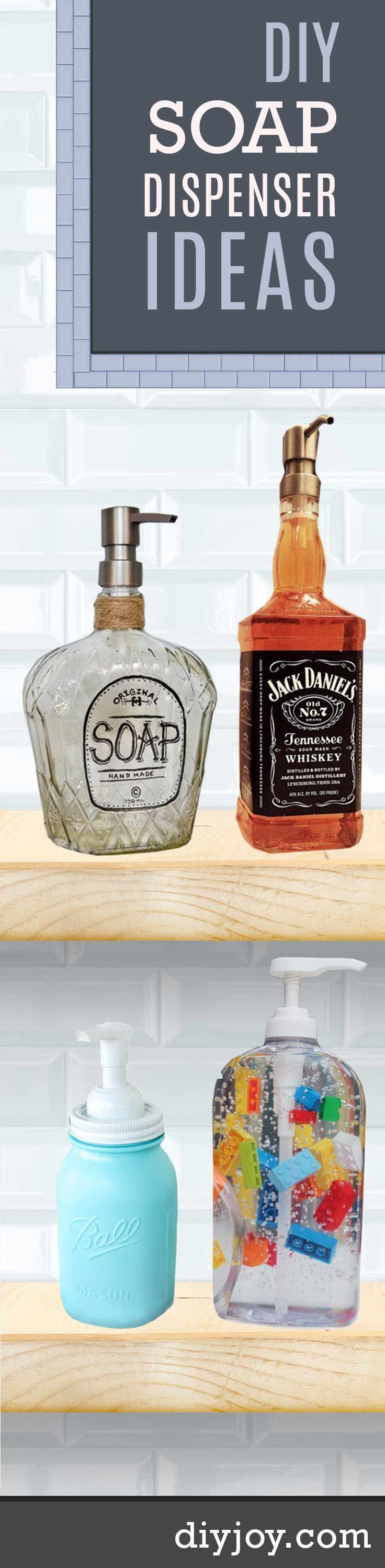 DIY Soap Dispenser Ideas | Do It Yourself Kitchen and Bath Decor