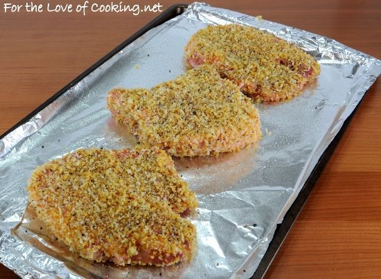 For the Love of Cooking » Italian Panko and Parmesan Crusted Pork Chops