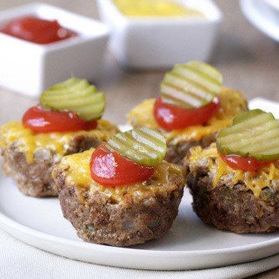 Healthy Hungry Girl Protein-Packed Recipes: Cheeseburger Mini Meatloaves