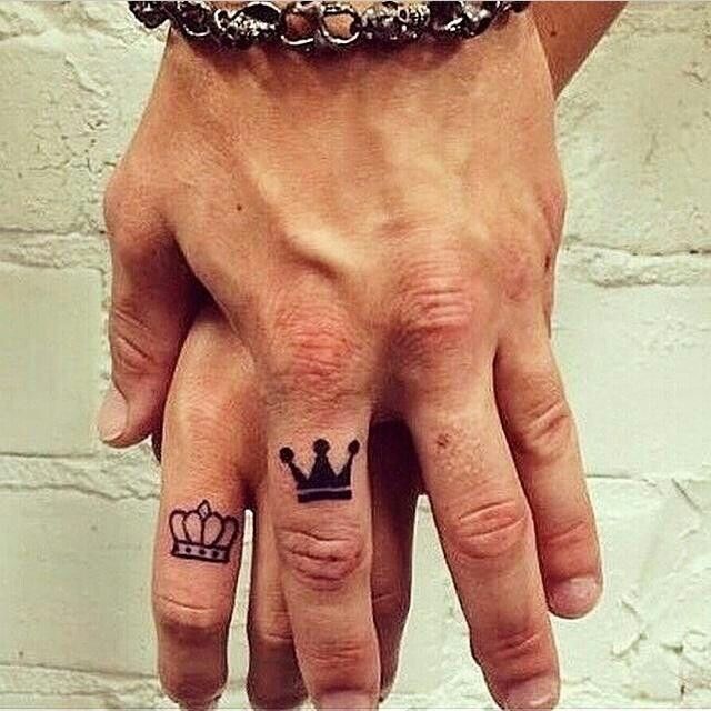 His and hers  Mini crown