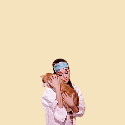 Holly Golightly and Cat {Breakfast at Tiffanys}