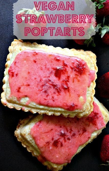 Homemade Vegan Strawberry Poptarts – These vegan strawberry toaster tarts are so addicting and delicious. They’re a perfect vegan