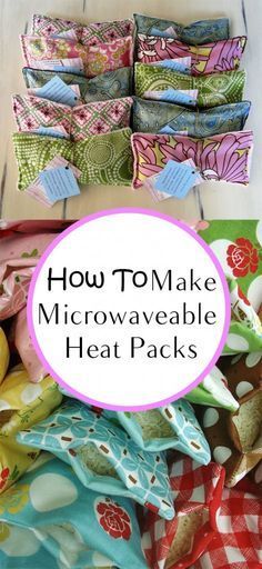 How to Make Microwaveable Heat Packs. DIY, DIY clothing, sewing patterns, quick crafting, tutorials, DIY tutorials.