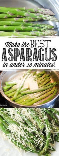 How to make the BEST asparagus in under 10 minutes! No more mushy, flavorless asparagus! This is quick, easy, and SO delicious!