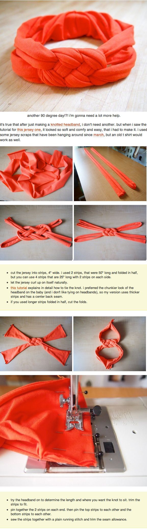 jersey knot headband