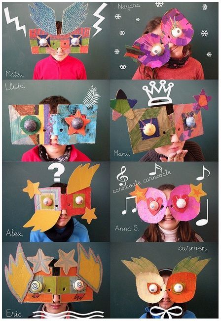 Kids can have so much fun with masks! Check these out next time the kids cry bored!