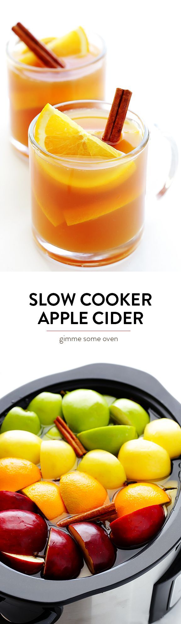 Learn how to make Slow Cooker Apple Cider in the crock pot with this delicious recipe!  It’s easy to make, you control the