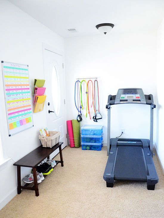 Learn what to keep in your workout nook in 2016. Domino magazine shows you how to create a workout nook in 2016.