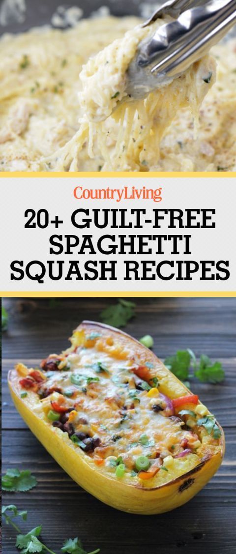 LOVING these guilt-free spaghetti squash recipes — totally trying some this month!