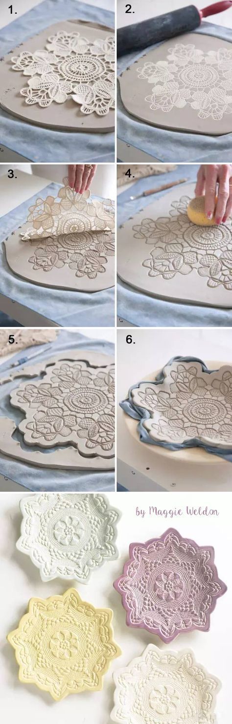 Make Your Own Lace Pottery