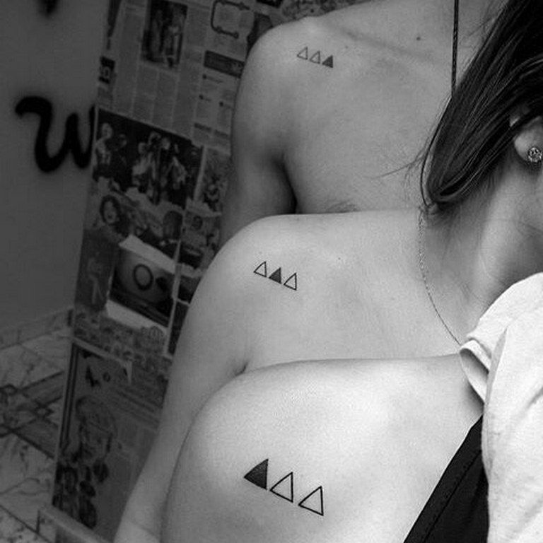 Matching tattoos for best friends, husband and wife, mother daughter or family 39