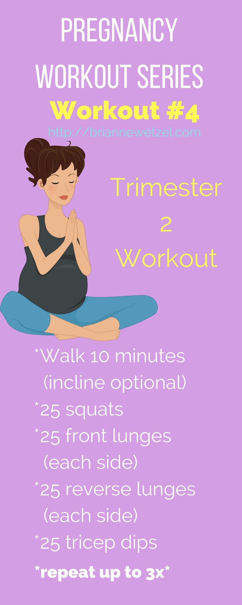 One of the workouts in my pregnancy workout series