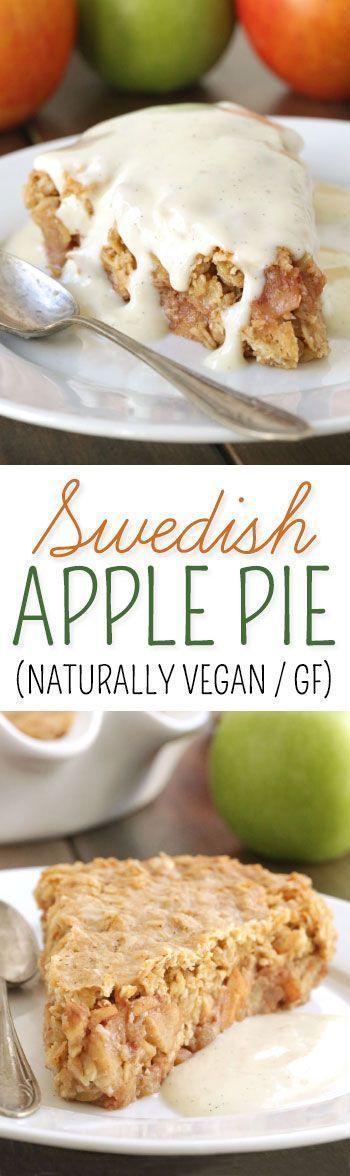 Quick and Easy Swedish Apple Pie {naturally gluten-free, vegan, dairy-free, 100% whole grain}