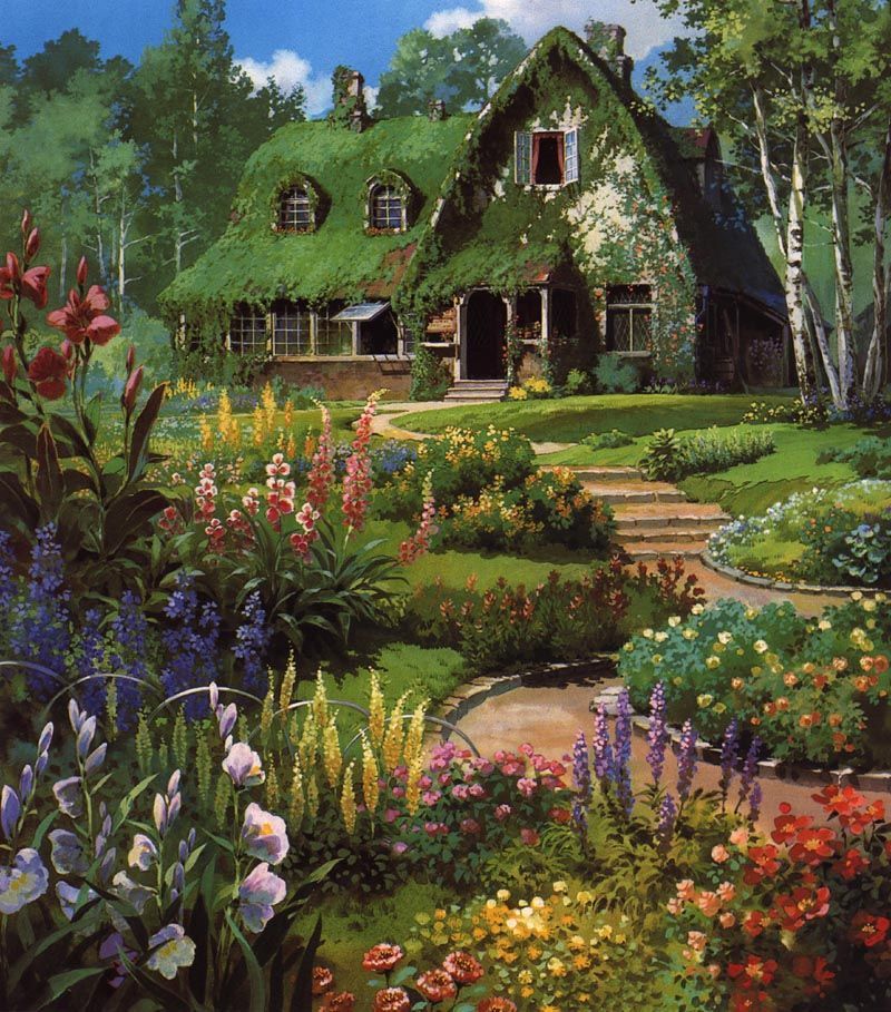 Quiet little home in the middle of a beautiful garden, dogs running, birds singing Oh wouldn’t that be the perfect place.