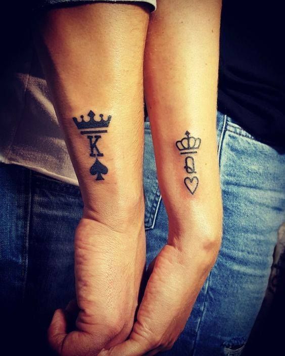 royal crown tattoo