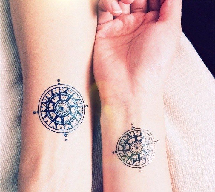 Tattoo mit Kompass am Handgelenk stechen lassen