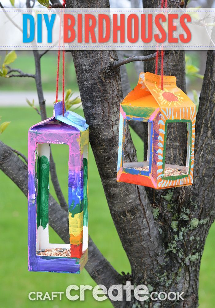 These Birdhouse Crafts for Kids will be enjoyed by children of almost any age.