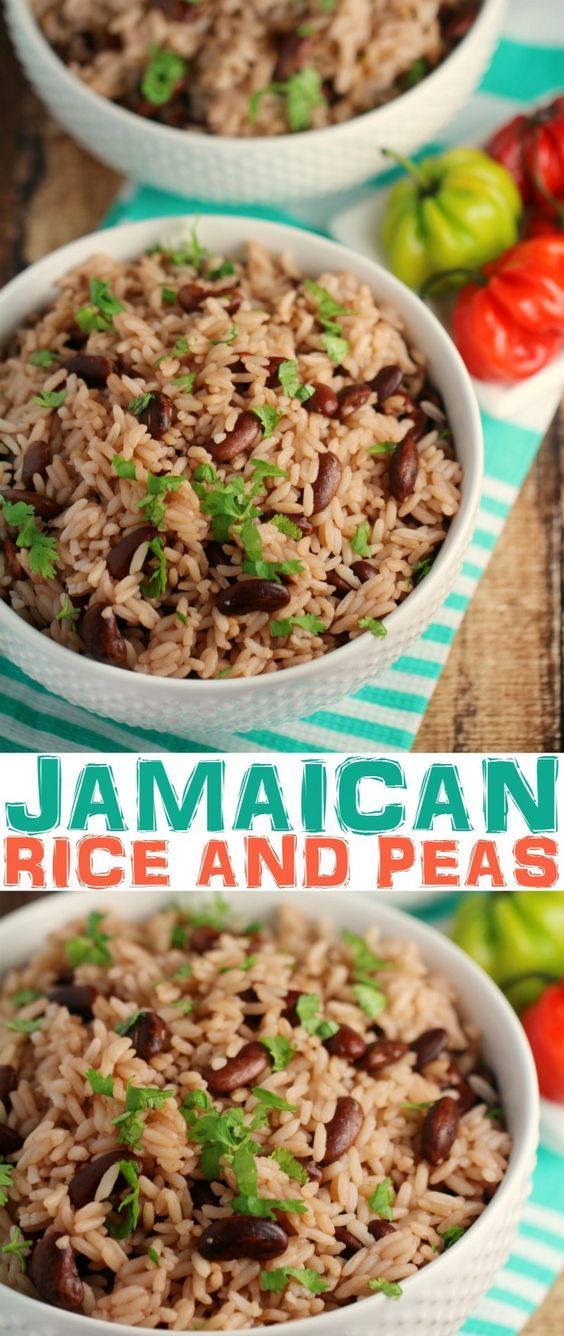 This Jamaican Rice and Peas recipe is an authentic recipe for a popular side dish to most Jamaican dinner recipes. This