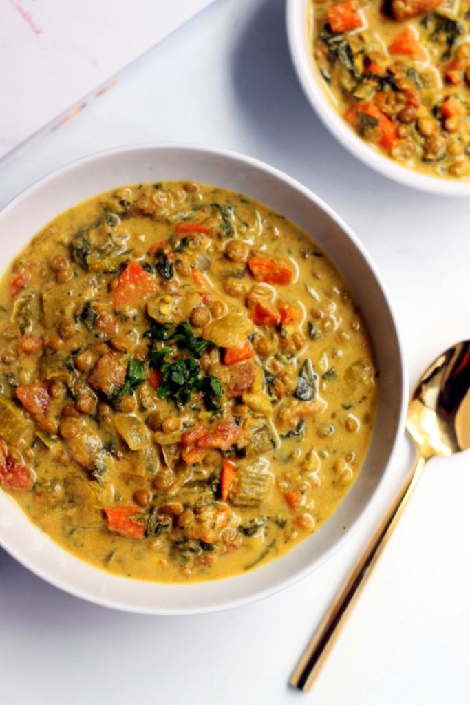 This luxurious, comforting Golden French Lentil Soup is truly a meal in a bowl! It’s loaded with protein-packed lentils,