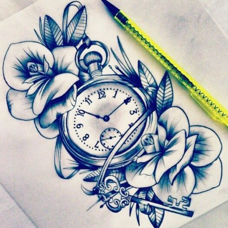 This with maybe a compass instead. I love the key hidden against the rose