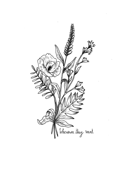 wildflower tattoo | Tumblr