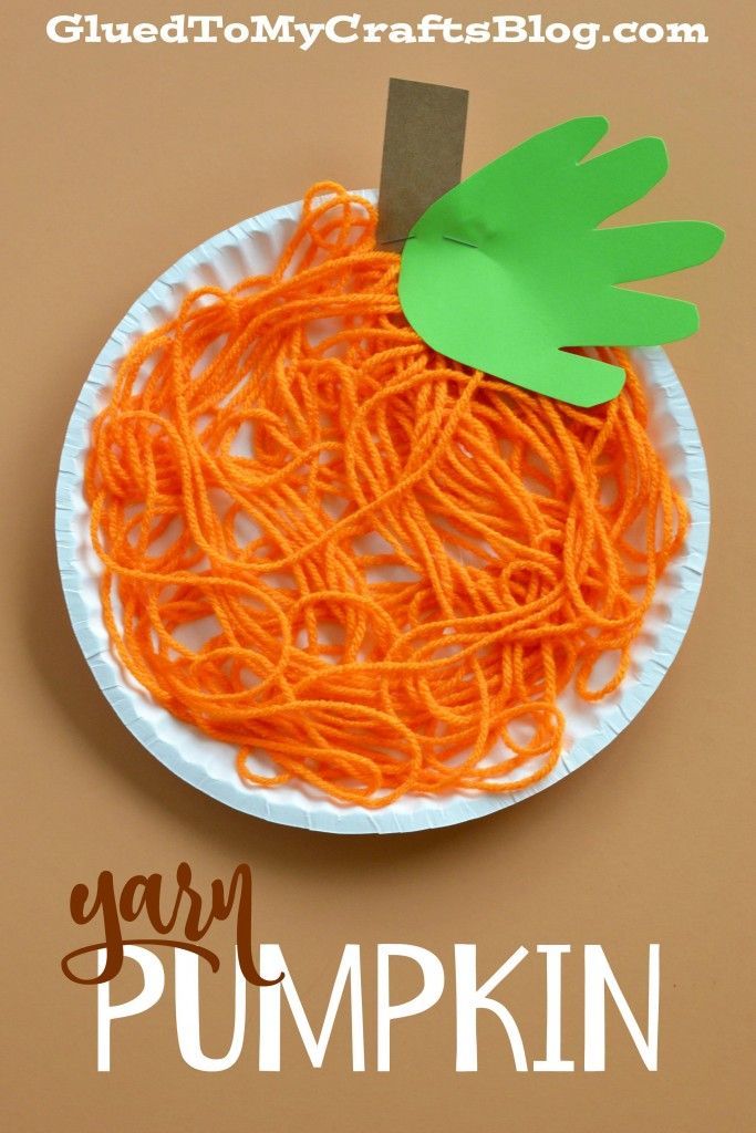 Yarn Pumpkin – Kid Craft