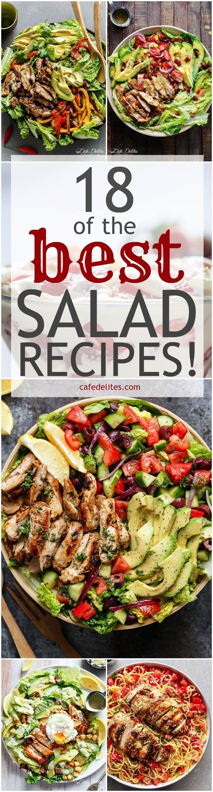 18 BEST salad recipes that are quick and easy on Cafe Delites! All made in 15 minutes or less without compromising on flavour!