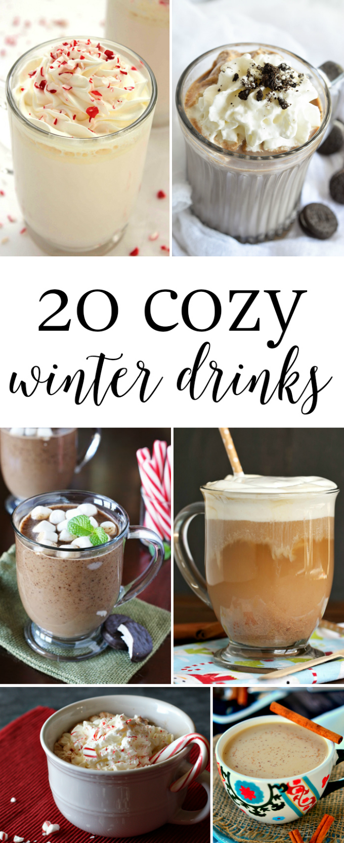 20 Cozy Winter Drinks-A fun list of 20 cozy winter drinks, so you never run out of delicious options during the cold winter