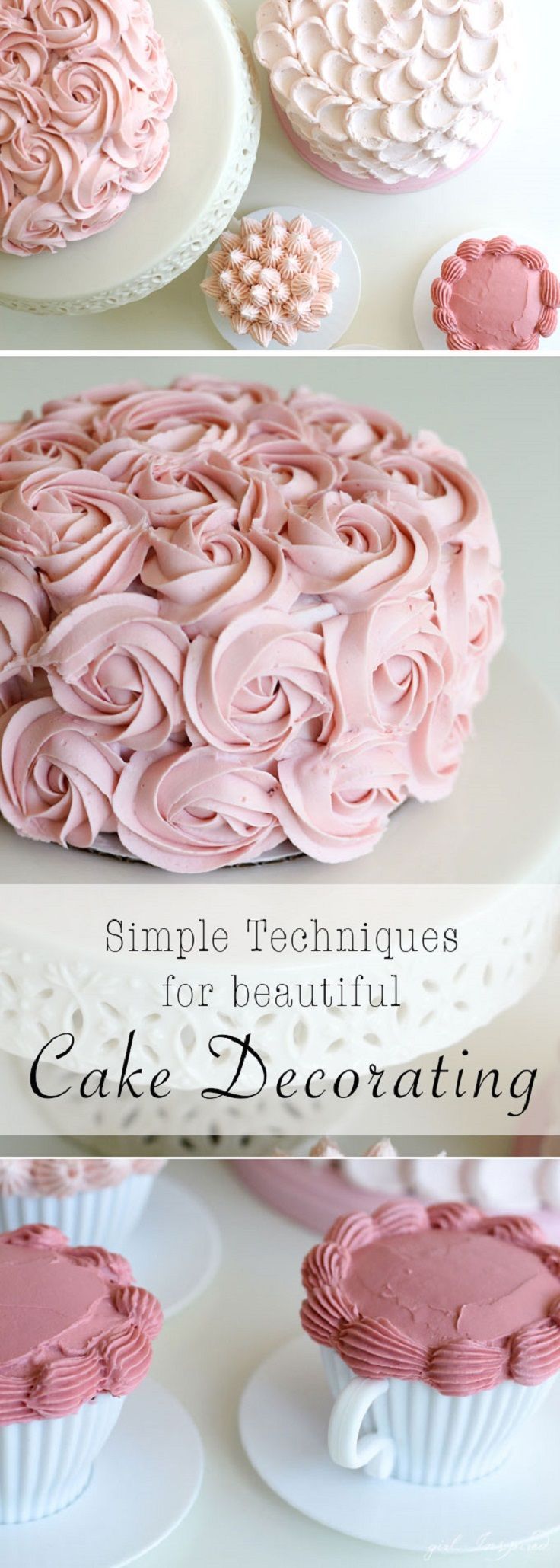 4 Simple and Stunning Cake Decorating Techniques – 17 Amazing Cake Decorating Ideas, Tips and Tricks That’ll Make You A Pro