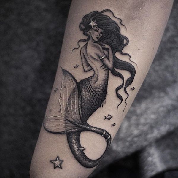 A mermaid tattoo isn’t for everyone. If you have a wild side or an uncontrollable love for the sea, then you might be the right